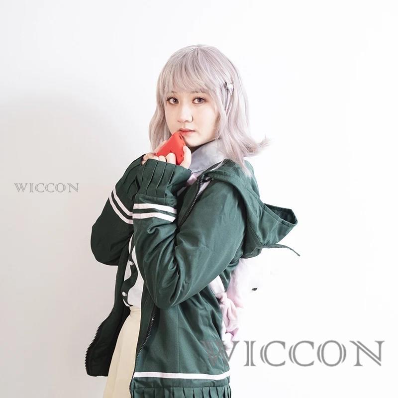 Nanami Chiaki Cosplay Anime Danganronpa Cosplay Costume High School Students Uniform Long-sleeved Jacket Short Skirt Loli Skirt