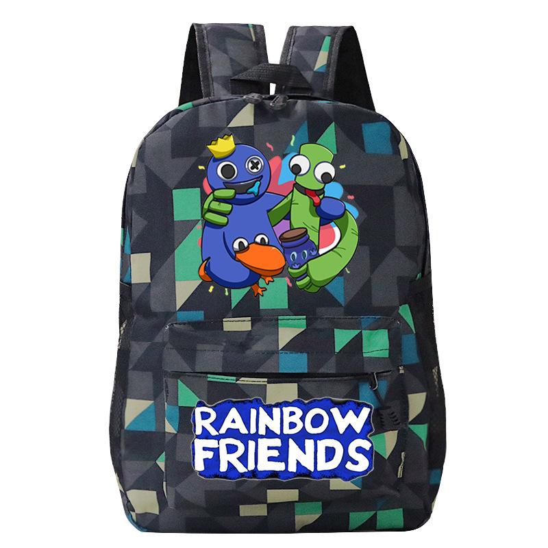 Game merchandise Cartoon print Junior high school student High school bag Outdoor leisure travel Backpack