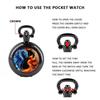 Vintage Retro Dragon Phoenix Chinese Yin yang Quartz Unisex Men Women Pocket Watch Quartz Necklace Pendant Clock Chain  Classic Dial Jewelry Gift
