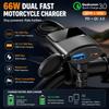 48W PD+QC3.0 Schnellladung Motorrad Lenker Handy Ladegerät Wasserdicht Fahrzeugmontiert USB 12V Netzteil Adapter Universal