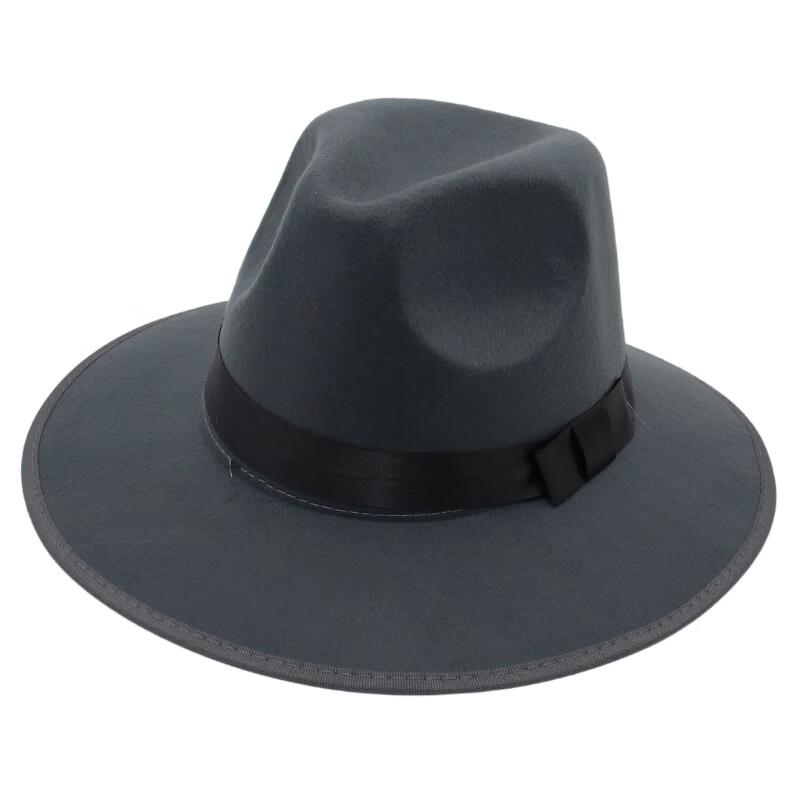 Unisex British Style Felt Fedora Hat