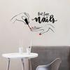 1 Pcs Creative Nail Art Stickers Nail Art Studio Dressers Home Background Decorative Wall Stickers Self-Adhesive