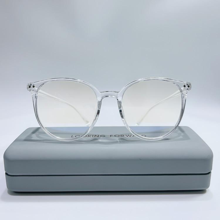 New Transparent Computer Glasses Frame Women Men Anti Blue Light Round Eyewear Blocking Glasses Optical Spectacle Eyeglass