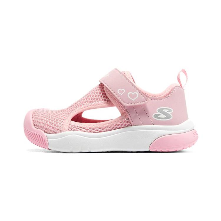 Skechers Comfortable Versatile Shock-Absorbing Childrens Sandals Kids sandals Pink 302824N-PNK 26