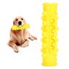 Pet Dog TPR Safety Molar Cleaning Tooth Rod Puzzle Training Playing Biting Toothbrush Toyyellow