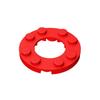 50pcs 11833 Round 4x4 Plate Building Blocks Kit With Open Center Bricks Particle Educational Toy Children Birthday Xmas Gift
