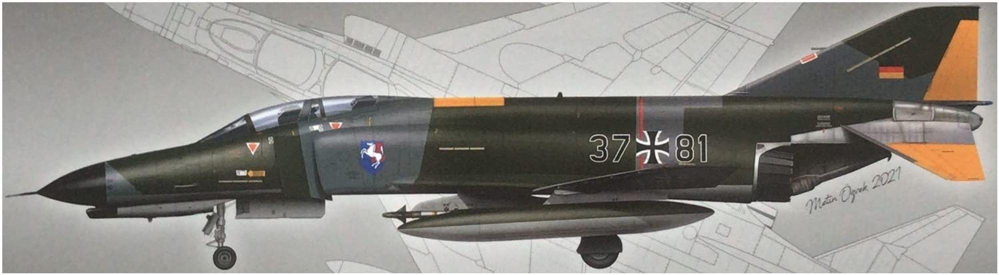 

PM Model Luftwaffe McDonnell Douglas Phantom 2 Plastic Model PMM227 Molding Color 1/96 F-4E/F