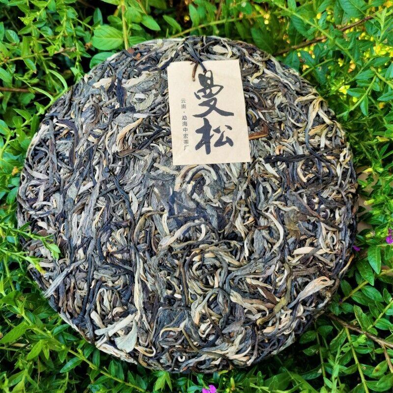 357g Zhonghong India Mansong Pu'er Raw Tea Cake Økologisk grønn te Sunn drikke