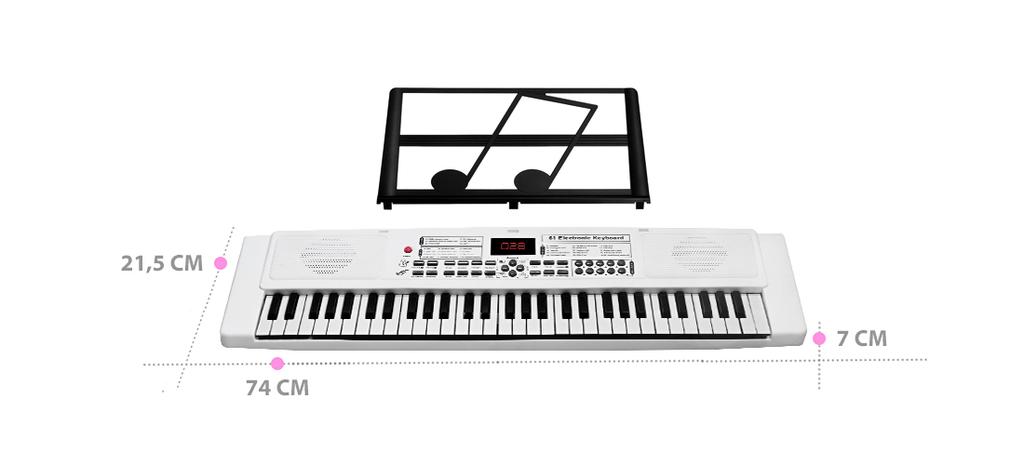 Keyboard MusicMate MM-01 White