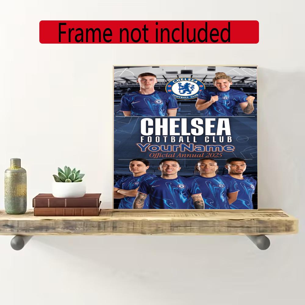 Chelsea Fc Personalized Name Round Diamond Painting Kit Diamond Embroidery Painting Rhinestones Mosaic Frameless Handwork Decoration Arts
