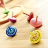 Classical Leisure Multi-color Gift Hand Spinning Toy Rotate Spinning Top Wooden