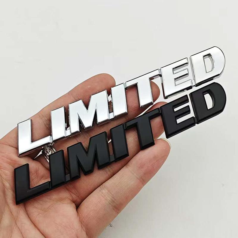 3D Metal Car Letters Logo LIMITED Rear Trunk Badge Sticker Emblem For JEEP Grand Cherokee Overland Compass Wrangler Accessories
