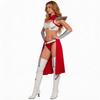 Unbesiegbarer junger Mann Universum Sha weißer Anzug Cosplay Anzug Halloween Cosplay Cosplay Anzug Lagerware glattes Haar