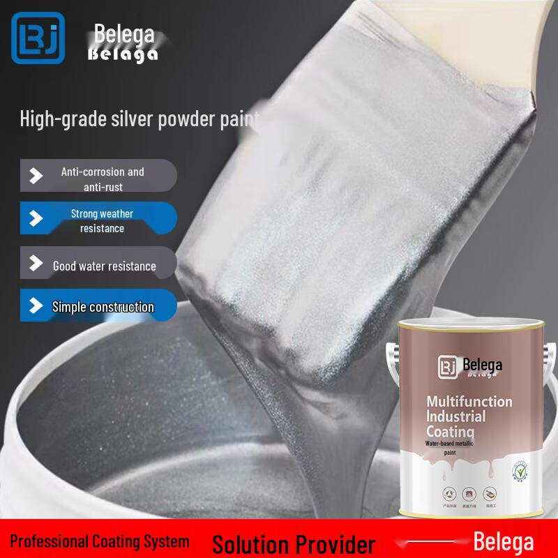 Belaga Premium Silver Anti-Rust Metal Paint