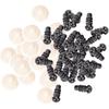 100pcs Needle Felting Supplies 4mm Safety Eyes Scrump Plush Stuffed Crochet Eyes Replacement Doll Craft Black Craft Puppet Button Flash