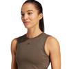 Adidas Womens/Ladies Pro Striped Cropped Tank Top
