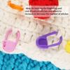 Mix Color Mini Resin Small Clips Pins Plastic Knitting Tools Locking Stitch Markers Crochet Sewing Needle Marking Accessories