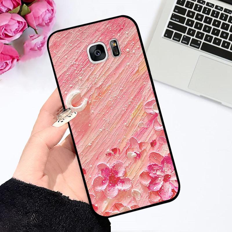 

Для Samsung Galaxy S7 Edge Силиконовый Чехол Астронавт Милый Мягкий ТПУ Чехол для Телефона Для Samsung Galaxy S6 S7 S 7 Edge Задняя Крышка Бампер For Samsung S7 Edge