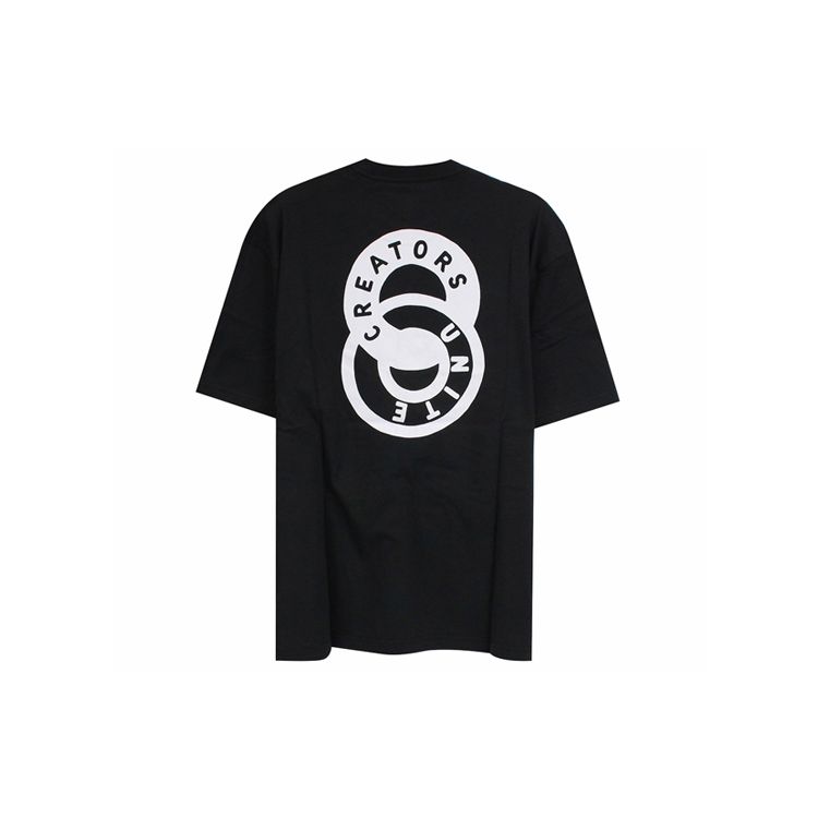 

Adidas Logo Print Crew Neck Short Sleeve T-Shirt Men Tops Black ED8292 XL