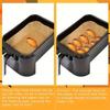 Pakke 50 stk, Air Fryer engangspapirinnlegg rektangel 8,6x 5,5" For Air Fryer 8 Qt og over