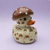 Vegetable Duck Statue Whimsical Lettuce Duck Ornament Garden Decor Foliage Texture