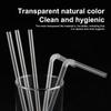 Disposable Drinking Straw Transparent Plastic Drinking Straw For Milk Smoothie Slushie Juice Bubble Tea Straw