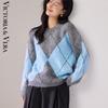 Color-Block Knit Sweater