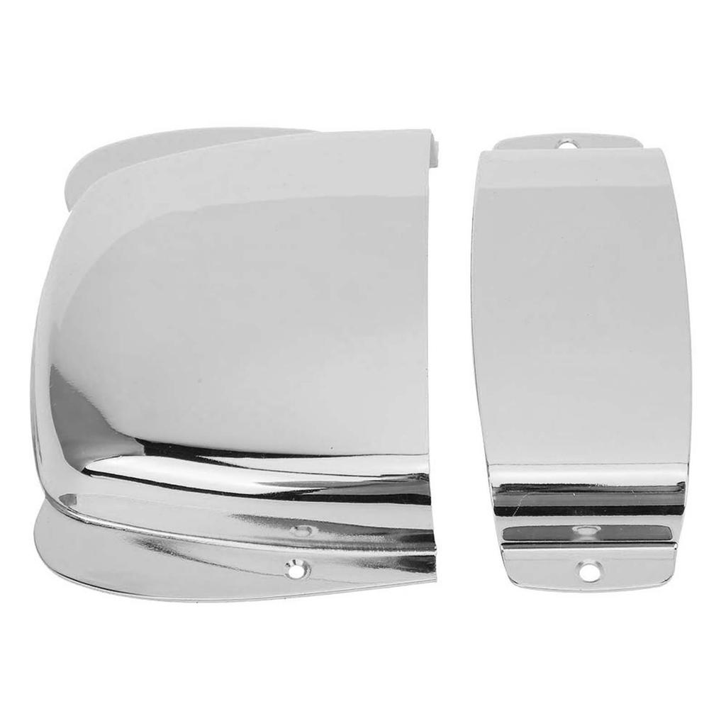 Pickup Bridge Cover Set Zinc Alloy Bass Protective Cover for PB Electric Bass GuitarSilver