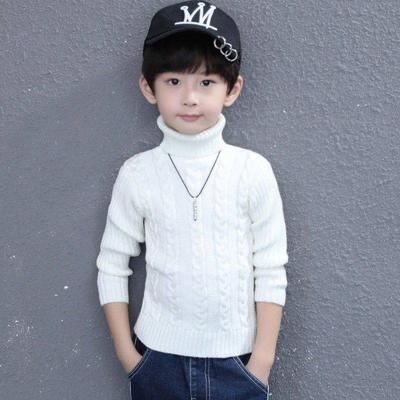 Sonbahar ve Kış Unisex Günlük Kazak Balıkçı Yaka ve O Yaka 2-13 Yaş Erkek ve Kız Çocukları Örme Kazak Çocuk Giysileri Yüksek Yaka Kazak Kazak