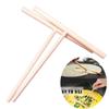 Rake Round Crepe Spreader Batter Pancake Kitchen Tool 2X Wooden Kit 15cm