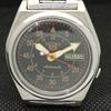 USED VINTAGE SEIKO 5 AUTOMATIC 7009A JAPAN MENS D/D BLACK WATCH 621c-a415321-2 SKU621c-a415321