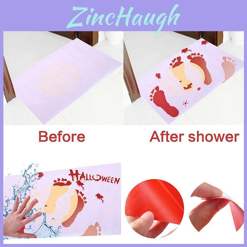 Gift Halloween 2019 Blood Bath Shower Mat Carpet Cushion Horrible Floor Mat