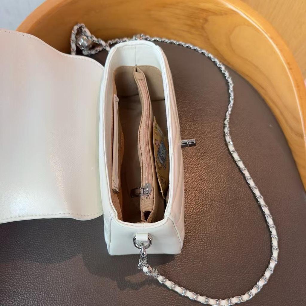 2025 Beliebte Damen Diamant-Rauten Leder Umhängetasche