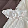 Ins Spring And Summer New Baby Gauze Large Lace Swallow Scarf Princess Palace Style Increased 360 Bib Baby Bib