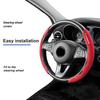 Suede D Shape Car Breathable Steering Wheel Cover For Porsche Panamera Cayenne Taycan 911 718 Macan Carrera-GT 928 944 Accessory