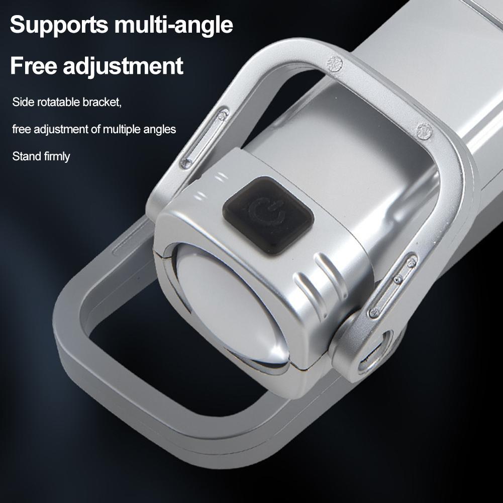 USB Rechargeable Emergency Lamp With Hook owerful Mini COB LED Keychain Flashlight For Outdoor Night Camping Walking Light