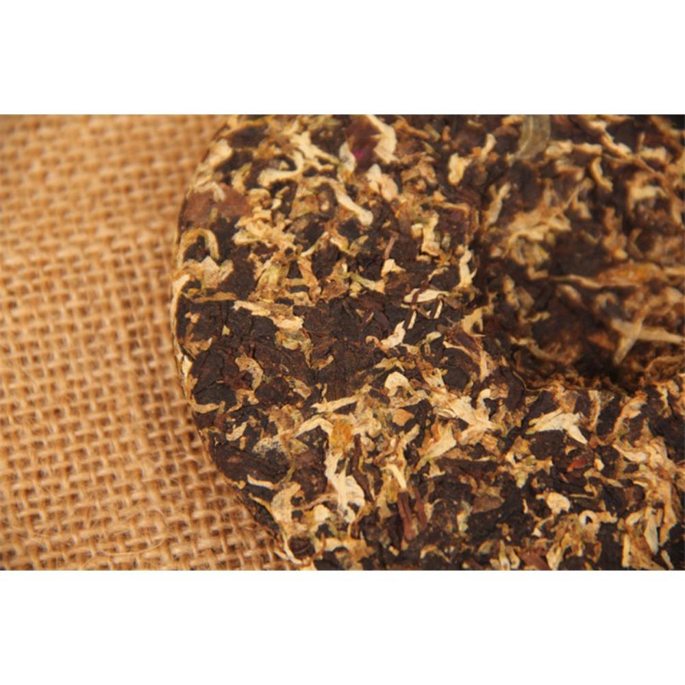 100g Yunnan Pu-er Ripe Tea Chrysanthemum Flavor China Black Puer