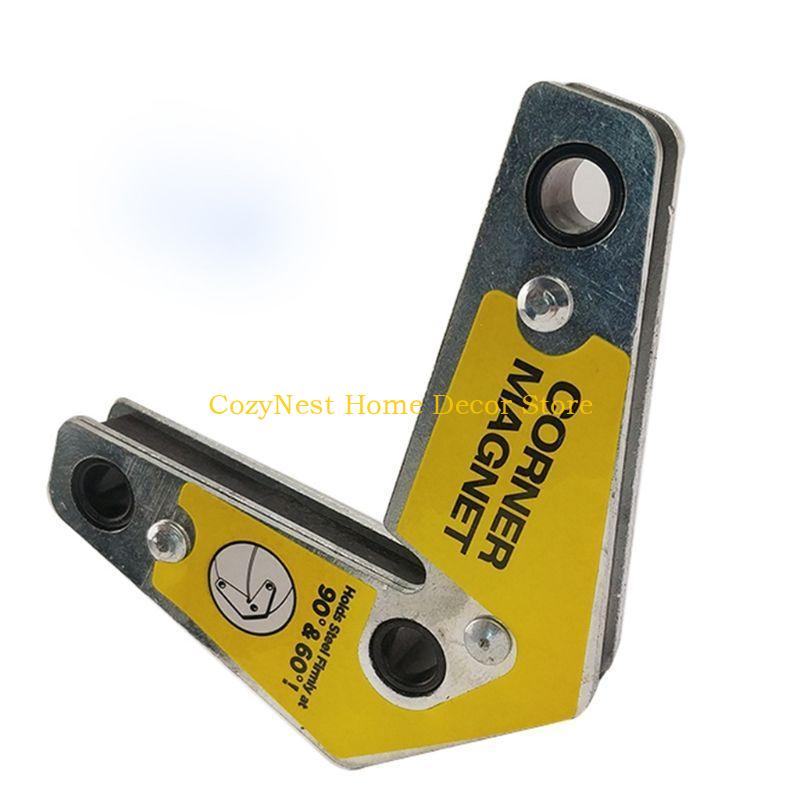 92MF Mini Welding Positioner Locator Welding Holder Hand Tools Magnet Corner Clamp Tool 60/90/120°Degree