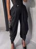 Urban Street Dames Relaxte Wijde Broek Van Polyester Stof Voor Casual Kleding