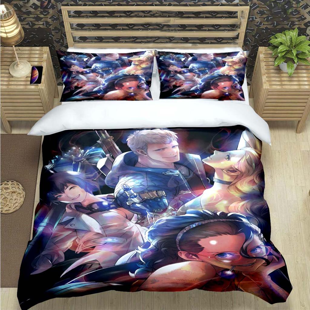 Comforter Fashion D-Devil May Cry Game Print Bedding Sets Exquisite Bed Supplies Set Bed Comforter Set Bedding Set Luxury Gift