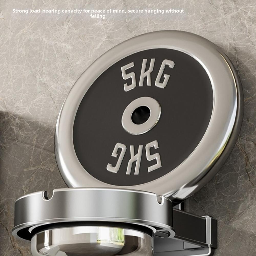 Suction Cup Wall Mounted Dog Bowl Leak-Proof Space Saving Pet Feeding Bowl No-Drill Anti Spill Slow Feeder Bowl Cat Dog