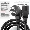 Universal 3-Hole Pure Copper Power Cord for Electric Kettle & Rice Cooker