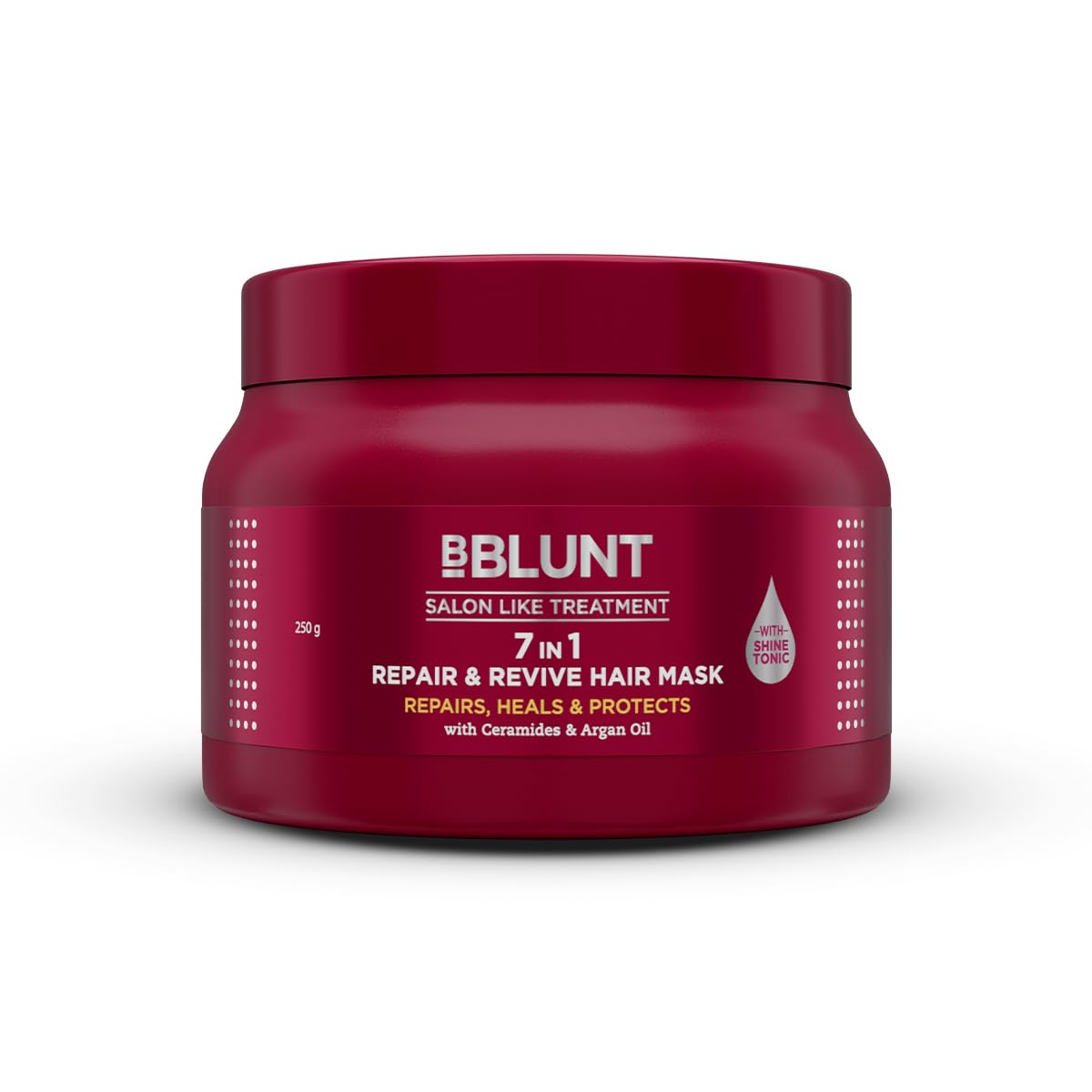 

BBLUNT 7 In 1 Repair & Revive Hair Mask 250 g For Damaged Hair With Argan Oil & Ceramides