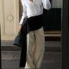 Black Wrap Skirt Overlay Asymmetrical Draped Waist Skirt New Tassel Scarf  Jeans Decoration