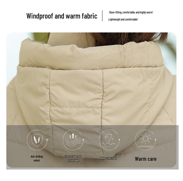 Damen 2025 Winter Verdickter Baumwollgepolsterter Daunenmantel - Koreanische Mode Locker Geschnitten, Kurze Kapuzenjacke.