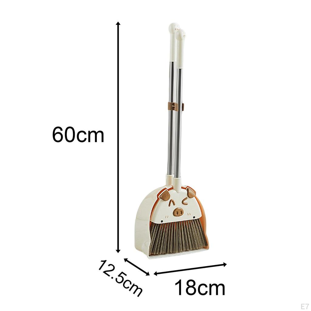 Children's Broom Dustpan Set, Cleaning Funny Little Household Helper