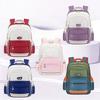 New Contrasting Color Schoolbag for Primary Students Grades 1-6 Multi-layer Large Capacity Girls Backpack Lightweight Wear-resistant Children Book Bag