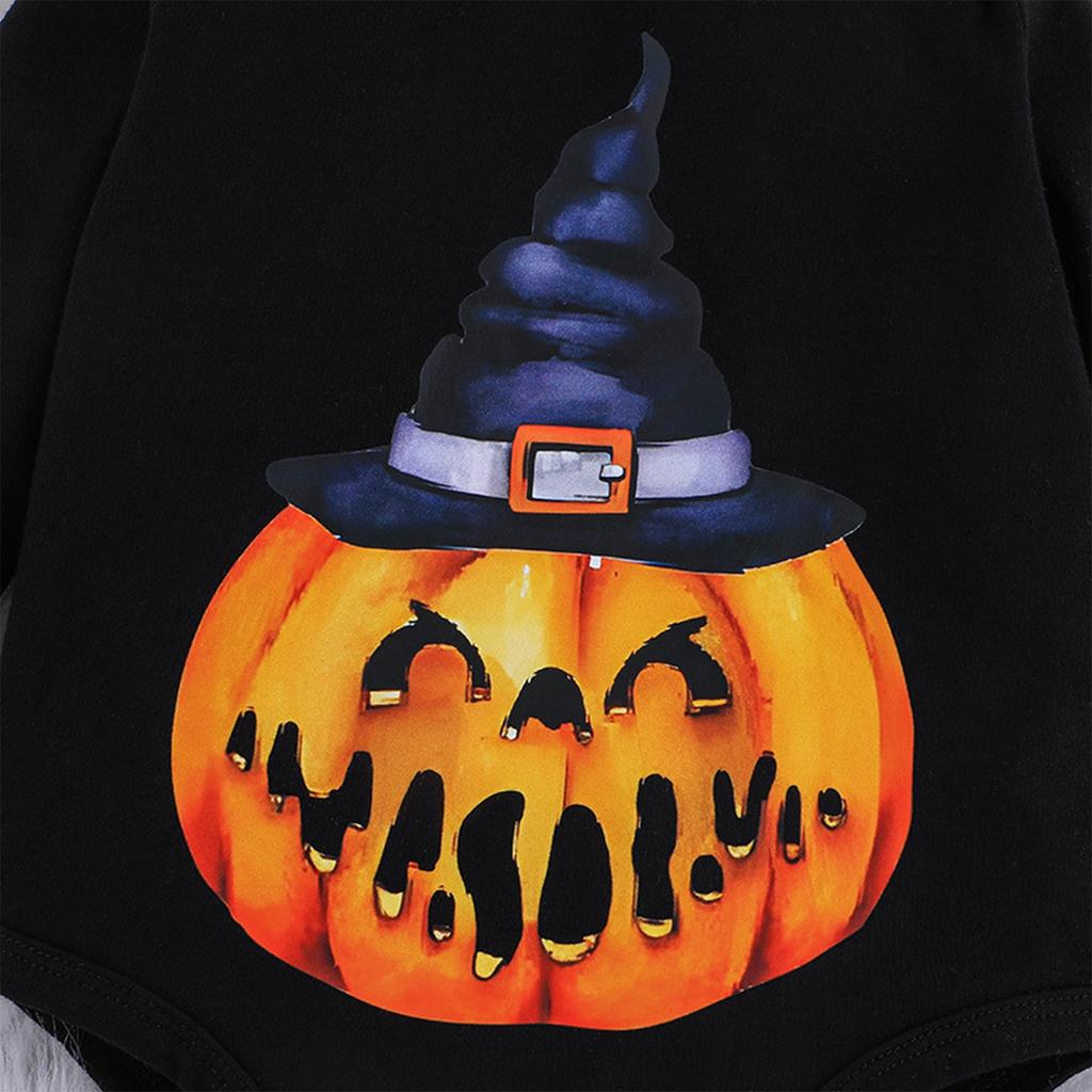Säugling Halloween Strampler Jumpsuit Hose Stirnbänder Kostüm