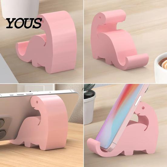 Home Phone Stand 3D Printed Dinosaur Holder, Shape Mobile Stand, Universal Dino Cell Mount for Desktop Decoration Ergonomic Holder