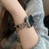 Peach Heart Pearl Bracelet Compatible with For Samsung Galaxy Fit 3 / Galaxy Fit 3 SM-R390 Strap Fashionable Handmade Strap